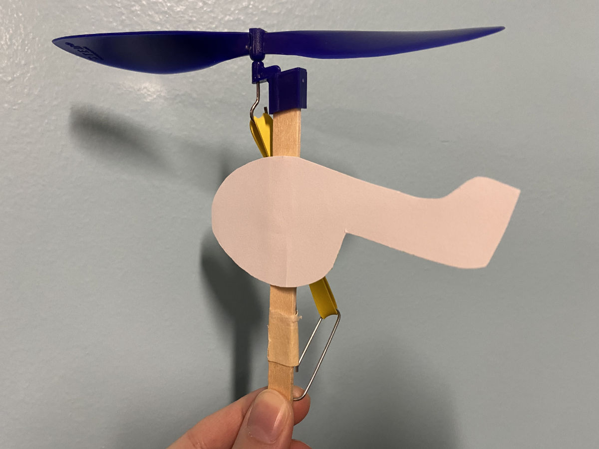 Rubber Band Helicopter